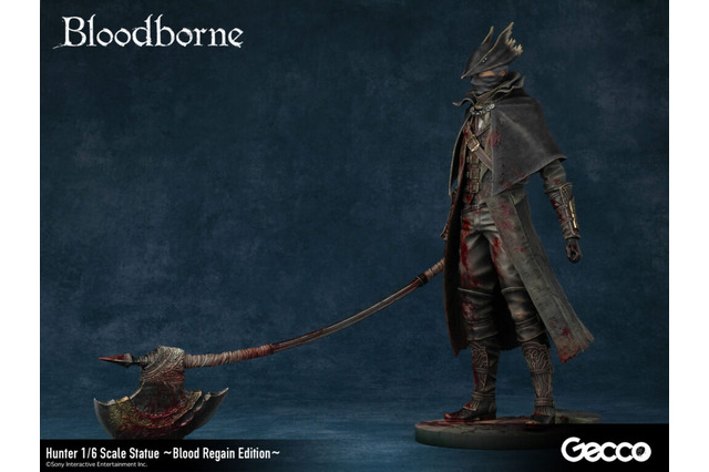 返り血を浴びて仁王立ちする姿がカッコいい!『Bloodborne』より「狩人」が約8万円のスタチュー化 画像