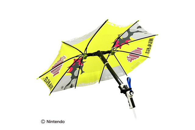 水遊びしなイカ?『スプラトゥーン3』の「パラシェルター」型水鉄砲がクール、傘を開いて防御もできちゃう 画像