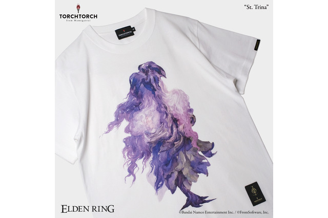 『エルデンリング』DLCより「聖女トリーナ」Tシャツが発売決定！水彩調タッチで神秘的な雰囲気を表現したファン必見アイテム 画像