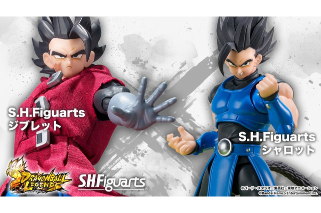 7周年を迎える『ドラゴンボール レジェンズ』より「シャロット」と「ジブレット」がアクションフィギュア化!組み合わせることでフュージョンを再現 画像