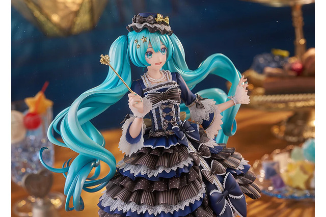 可愛いロリィタ服を纏った「初音ミク 流星ア・ラ・モードVer.」フィギュアが予約開始!ツインテールにはパール塗装を施し品のある仕上がり 画像