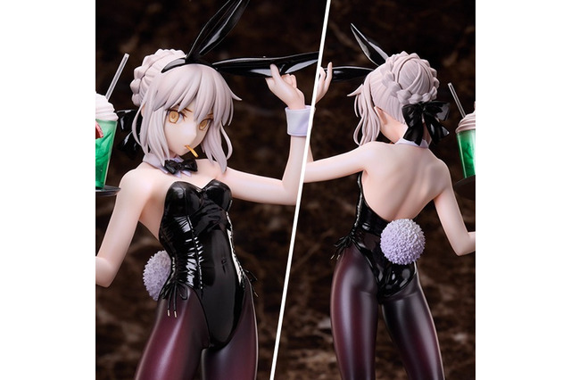 艶めく衣装と美脚にドキッ!『FGO』よりセイバーオルタがバニーVer.で立体化―手に持ったハンバーガーは圧倒的なボリューム 画像