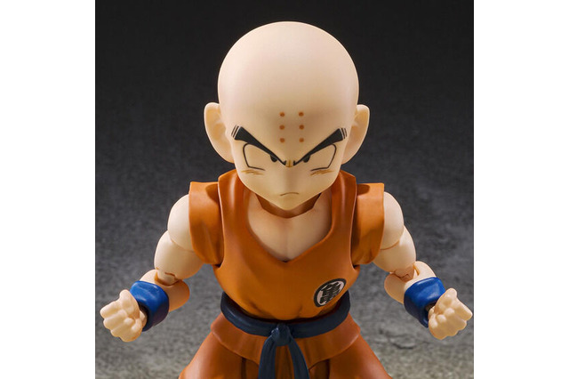 「ドラゴンボールZ」道着姿の「クリリン」がアクションフィギュア化!各種パーツにより気円斬、太陽拳がバッチリ決まる 画像