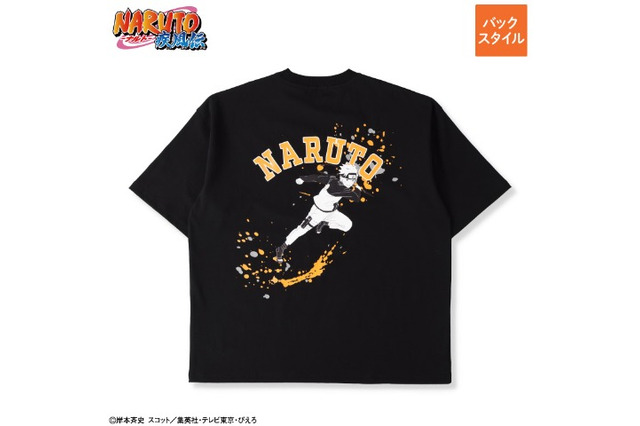 「NARUTO-ナルト- 疾風伝」Ｔシャツがアベイル全国店舗にて6月7日発売！ナルトやサスケ、暁などを大胆にプリント 画像