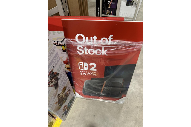 任天堂が海外小売店に「スイッチ2完売」の看板を配布？発売前から入手困難を見据えていると話題に 画像