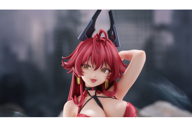 セクシーな膝立ちポーズ…!『勝利の女神:NIKKE』より「レッドフード」がナンセンスレッド衣装でぬーストフィギュア化 画像
