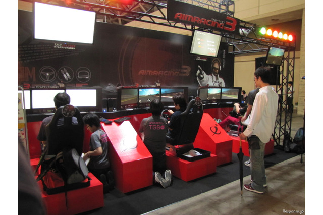 【TGS 2010】学生40人でレーシングゲームを制作…日本電子専門学校 画像