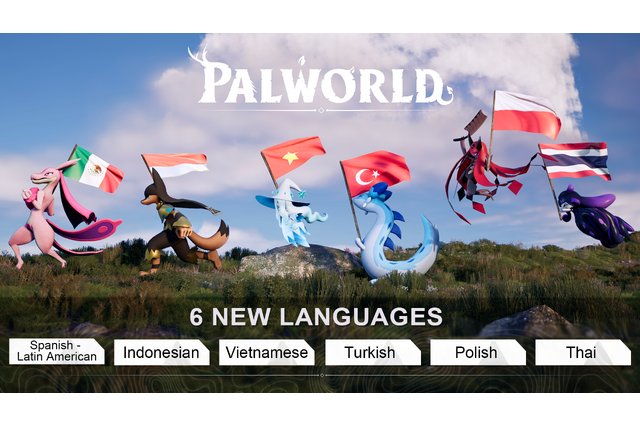 『パルワールド』×『テラリア』コラボにあわせて新たに6言語追加決定！東南アジアや中東などにも広がるパルたち 画像