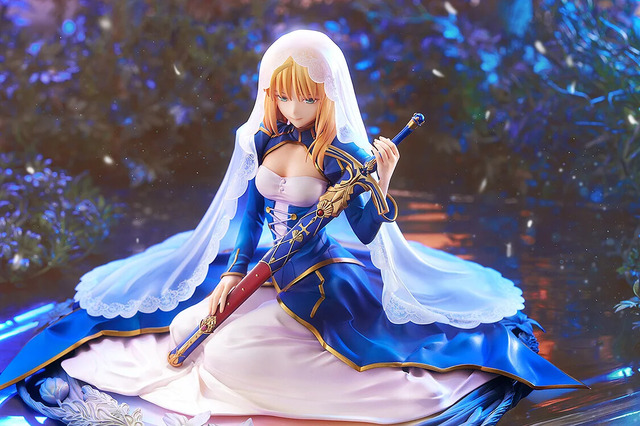 聖剣を抱えた姿が神々しい……！『Fate/stay night』原点の物語「Garden of Avalon」より、セイバーがスケールフィギュア化 画像