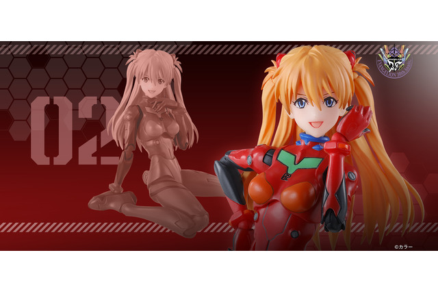 勝ち気なポーズも決まる!「ヱヴァ新劇場版」からアスカがプラグスーツ姿でアクションフィギュア化 画像