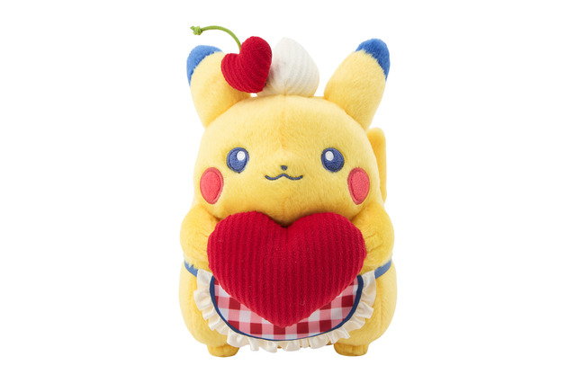 『ポケモン』即完売となった「PIKACHU DINER」が受注販売開始!ハートを持ったピカチュウの可愛いぬいぐるみ、マスコット計3商品 画像