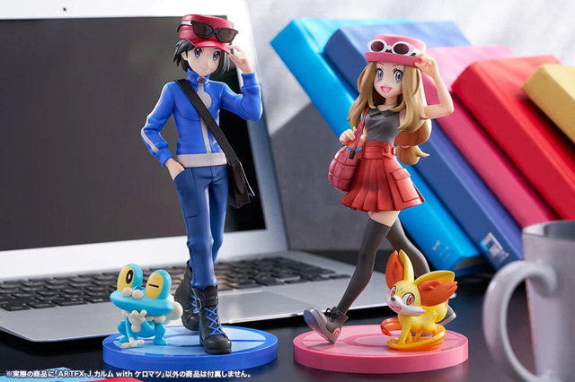 『ポケモンX・Y』並べて飾りたい「セレナ」「カルム」1/8スケールフィギュアが予約受付中！それぞれにフォッコ、ケロマツが付属 画像