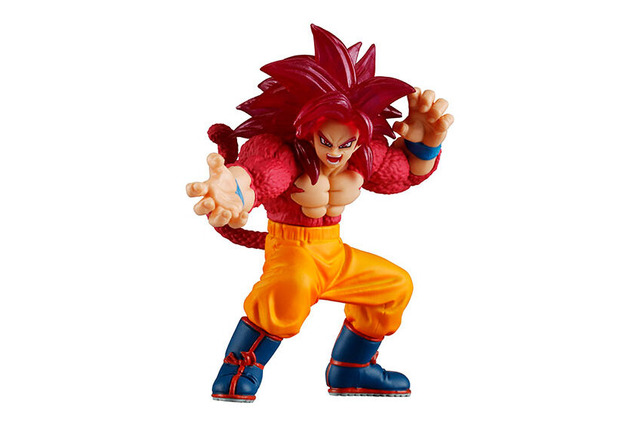 「ドラゴンボールDAIMA」ミニサイズながら超ハイクオリティ!超サイヤ人4 孫悟空たちのフィギュア全4種が、ガシャポンに登場 画像
