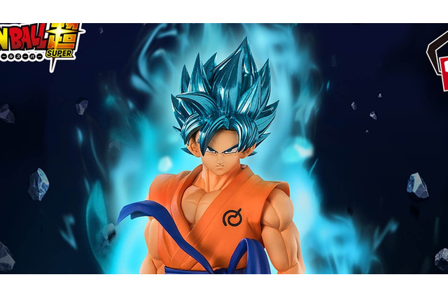 「ドラゴンボール超」超サイヤ人ブルー「孫悟空」プライズフィギュアが7月8日から順次展開!髪のメタリック塗装でひと味違う雰囲気に 画像