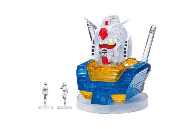 ガンダムやシャア専用ザクII、ハロたちの“立体パズル”が美しい…キラキラ輝く「クリスタルパズル」に登場 画像
