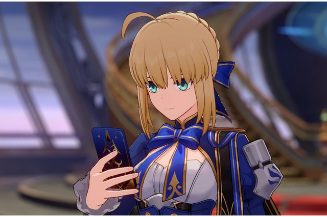 セイバーとアーチャー、『崩壊:スターレイル』×『Fate』コラボでついに“スマホ”を持つ―どんなデザインなのか?さっそく見てみた 画像
