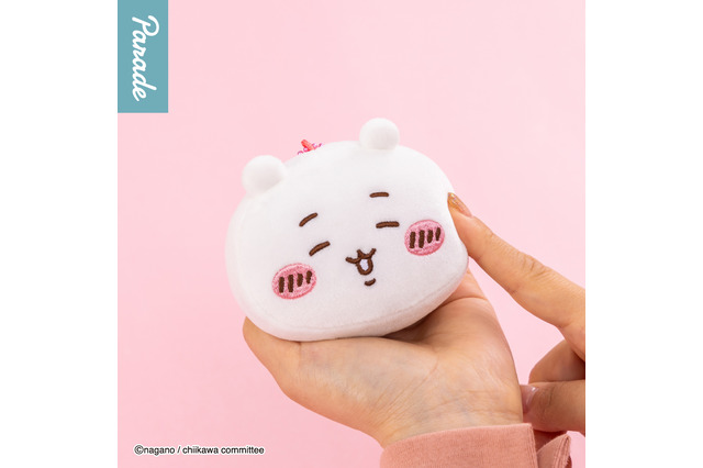 ハチワレのやさしい笑顔に癒される…「ちいかわ」もちもち手触りのフェイスマスコット第2弾がカプセルトイ売り場にて再販 画像