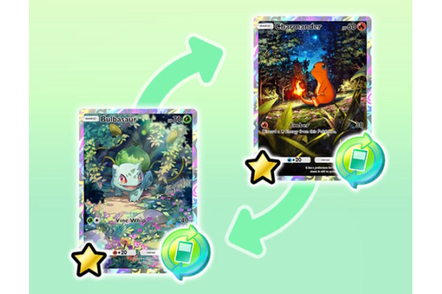 『ポケポケ』7月30日に「トレード機能」が改修！廃止されたトレードメダルは「パック砂時計」とも交換可能に 画像