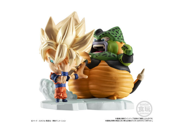 「ドラゴンボール」ゴールドカラーver.の超サイヤ人孫悟空&ゴジータも!「DAIMA」キャラはじめ、シールウエハースなどのイラストがフィギュア化 画像