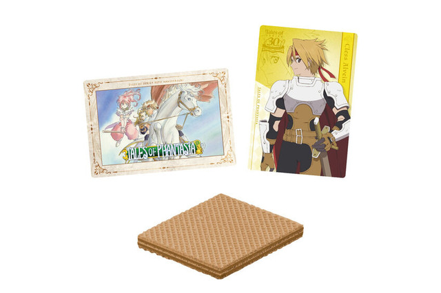 『テイルズ オブ』シリーズ30周年記念！歴代メインビジュアルと主人公たちのイラスト全39種を収録したウエハース発売 画像