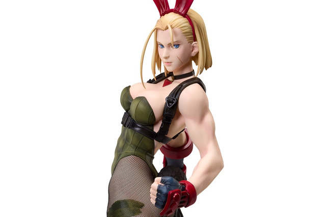 鍛え上げられた肉体美!『スト6』キャミィがバニーガール姿で立体化ー全高約430mmの圧倒的な存在感 画像