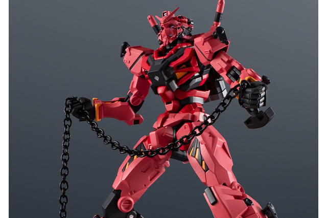 ジークアクスとも並べたい!赤いガンダムが可動フィギュア「UNIVERSE」に出撃―ハンマーは鎖部分を金属パーツで再現 画像