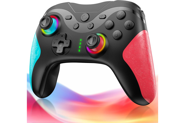 最大20時間使えるMatipのスイッチ用ワイヤレスコントローラーが2,499円！振動＆ジャイロ対応の多機能モデル 画像