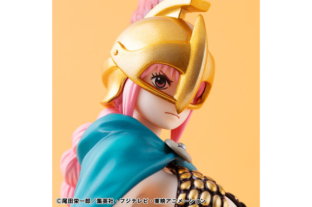 「ワンピース」ドレスローザ編より、「剣闘士 レベッカ」フィギュアが復刻!兜やマントを外すとより美しい… 画像