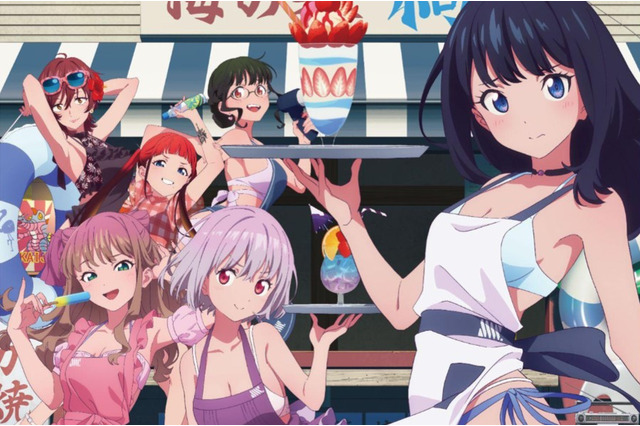 太ももを露わにした六花たちが、“海の家バイト”!「グリッドマンユニバース」POPUPは8月31日まで 画像