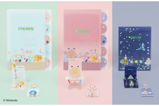 『ピクミン』文具雑貨第2弾が7月下旬より発売！「あさ・ゆうぐれ・よる」「はこぶ・あつまれ・ちらばり」2種のデザインテーマでラインナップ 画像