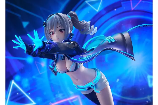 『デレマス』より「神崎蘭子」がクールなダンス衣装で立体化!ブラックライトを当てることで“青”の発光状態に 画像