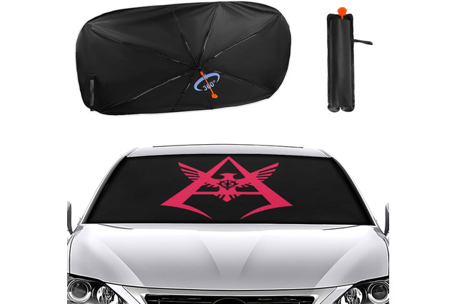 【ガンダムファン必見】真夏の車内が“シャア専用ザク”になるサンシェードが熱すぎた…！実用性も見た目も大勝利 画像