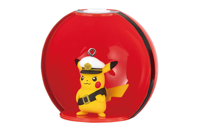 モンスターボールから黄色いメガルカリオが飛び出す！『ポケモン』ビッグサイズカプセル第4弾に、キャプテンピカチュウなど全5種 画像