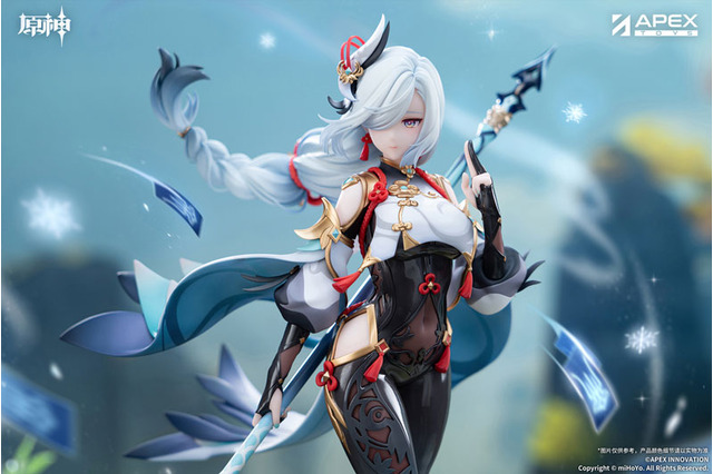 シースルーからのぞくおへそ！『原神』より「申鶴」1/7スケールフィギュアが予約受付中ー初回特典にはキャライメージブレスレットが付属 画像