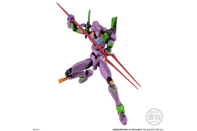 「エヴァ」TVシリーズ最終決戦シーンの壮絶なバトルを再現！フレームにアーマーを装着し完成するアクションフィギュアに「初号機」含む全3種 画像