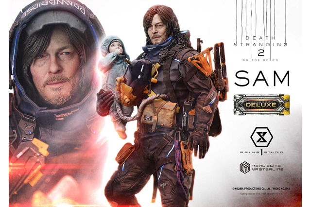 お値段約32万円!『デススト2』主人公「サム」が1/3スケールで立体化ーモデルであるノーマン・リーダス氏の特徴を捉え、フォトリアルな仕上がりに 画像