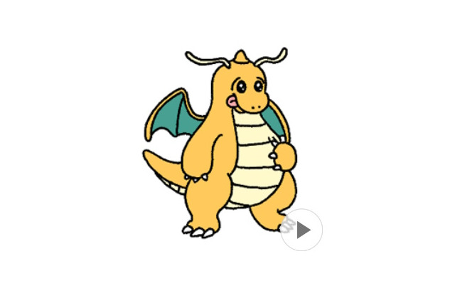 『ポケモン』が「おぱんちゅうさぎ」の可哀想に！先生とコラボ！お腹の肉が気になるピカチュウにカイリューなど、ムチッと可愛いLINEスタンプ発売 画像