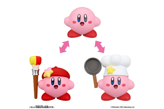 『星のカービィ』ノーマルから2つのコピー能力に変身！アーティスト＆コックなどフィギュアセット全4商品が新登場 画像