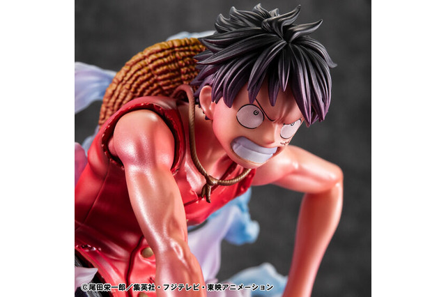 「ワンピース」より「モンキー・D・ルフィ」が “ギア2”で立体化!インパクト溢れる初登場シーンを、周りのエフェクトと共にそのまま再現 画像