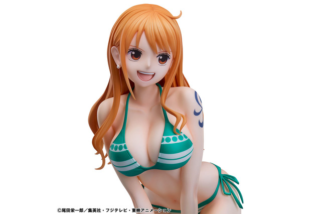 零れそうなほどの大ボリューム…!「ワンピース」水着姿の「ナミ」が1/4スケールで巨大フィギュア化 画像