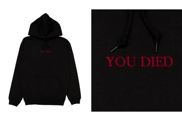 『Bloodborne』何度も見る“YOU DIED”メッセージがパーカー＆Tシャツに！新作グッズを「TGS2025」にて先行販売 画像