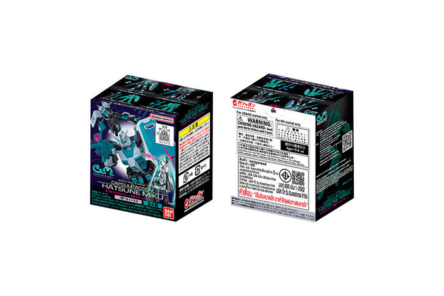 1,500円ガシャポンに「機動戦士ガンダム」×「初音ミク」が仲間入り！ガンダム、シャア専用ザクのカラー違い全4種 画像