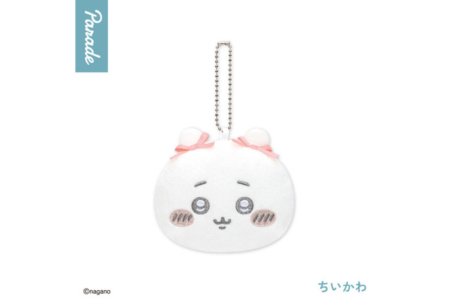 「ちいかわ」リボンを付けたおかおが可愛い！ハチワレや古本屋など、持ち歩けて便利なマスコットミラー全5種がカプセルトイにて発売 画像