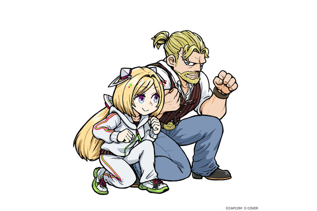 『スト6』×「ホロライブ」第2弾のコラボ漫画が公開！アキロゼは、ガイルと“しゃがみ溜め修行”「おなかすいた…」「まだだ！」 画像