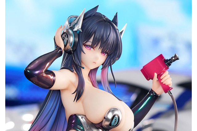 大胆すぎるレースクイーン衣装！『アズレン』より「ストラスブール」が着せ替え「謡精舞うサーキット」の姿で立体化 画像
