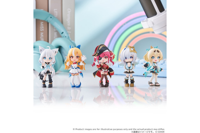 「ホロライブ」白上フブキ、宝鐘マリンら5人がデフォルメフィギュア化！手のひらサイズで可愛い「PalVerse」予約開始 画像