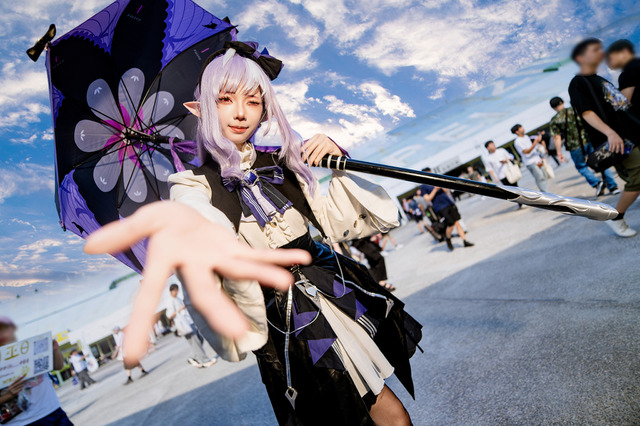 【コスプレ】美脚×黒ストッキングがまぶしすぎる!スレンダーな台湾美女の『ゼンゼロ』ビビアンはシルエットが見応え抜群【写真8枚】 画像