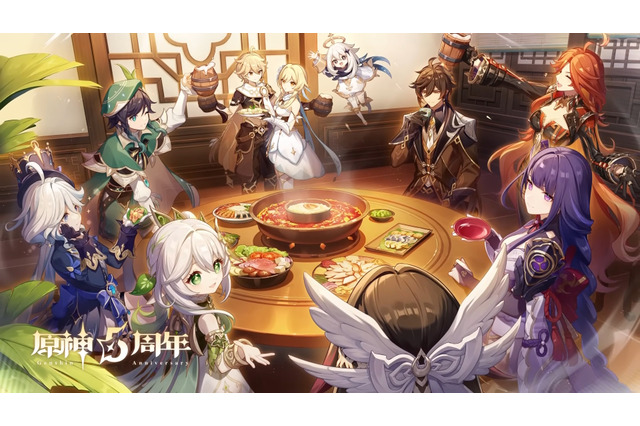 七神大集合の『原神』5周年記念テーマソング映像がグッとくる！最後には「コロンビーナ」が加わる演出も 画像