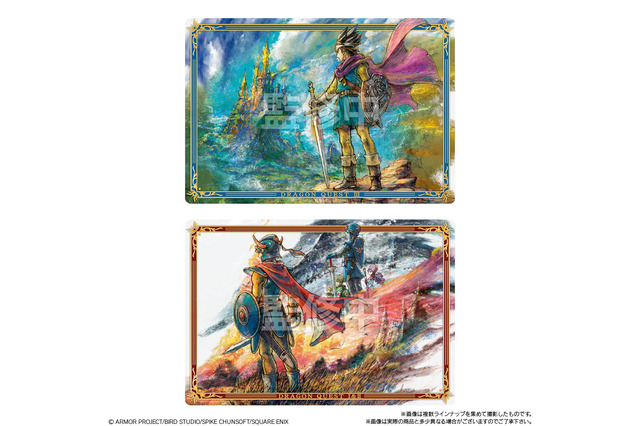 HD-2D版『ドラクエ』ロト三部作ウエハースの全ラインナップが公開！バンダイ限定描き下ろしに加えて、レアカードは箔押し仕様の全33種 画像
