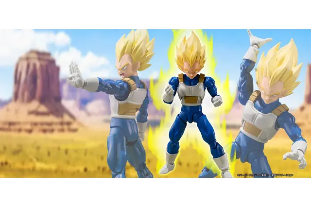 「ドラゴンボールZ」より「 超サイヤ人ベジータ〈危険なプライド〉」が完全新規造形で立体化！最新可動構造によりアクションポーズもバッチリ 画像
